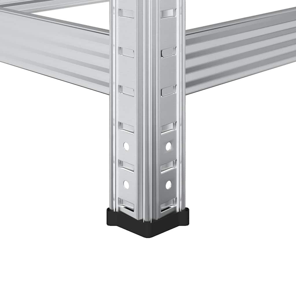 vidaXL Ράφι ελαστικών 3 επιπέδων Ασημί 110x40x200 cm Ατσάλι