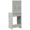 vidaXL Κομοδίνο Γκρι σκυροδέματος 50 x 41 x 135 εκ Επεξεργασμένο ξύλο