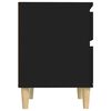 vidaXL Κομοδίνο Μαύρο 40 x 35 x 50 εκ.