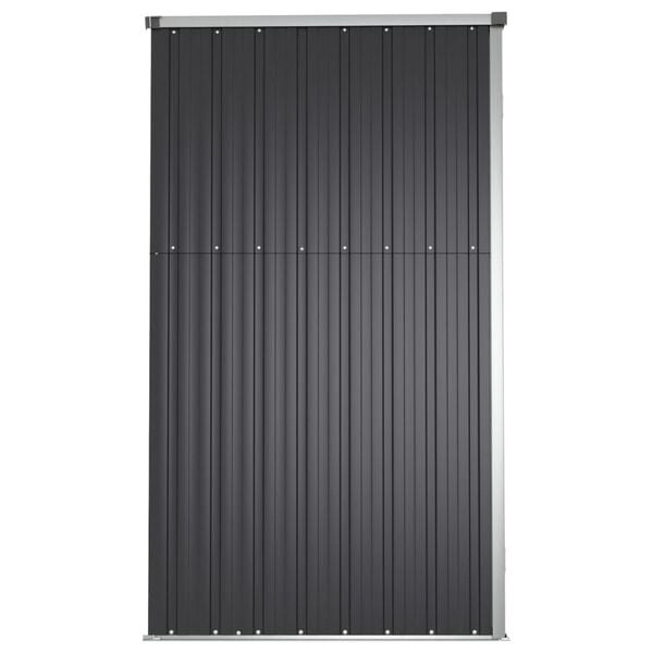 vidaXL Αποθήκη Εργαλείων Κήπου Ανθρακί 225x89x161 εκ. Γαλβαν. Ατσάλι