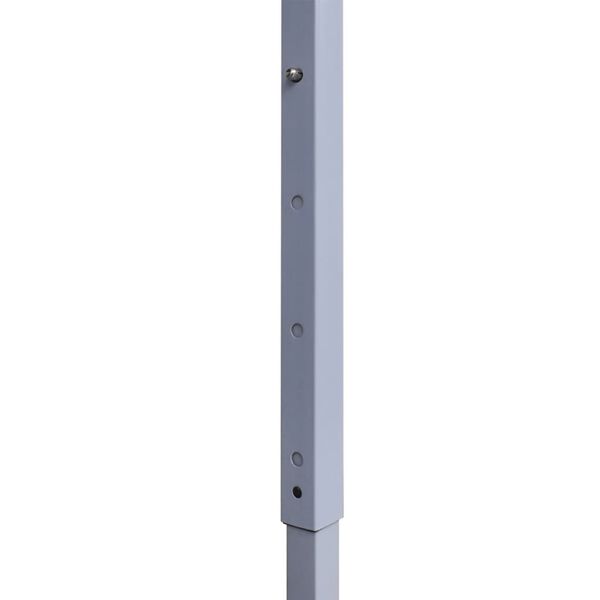 vidaXL Τέντα Εκδηλώσεων με 2 Πλευρικά Τοιχώματα Λευκή 3x3 μ. Ατσάλι