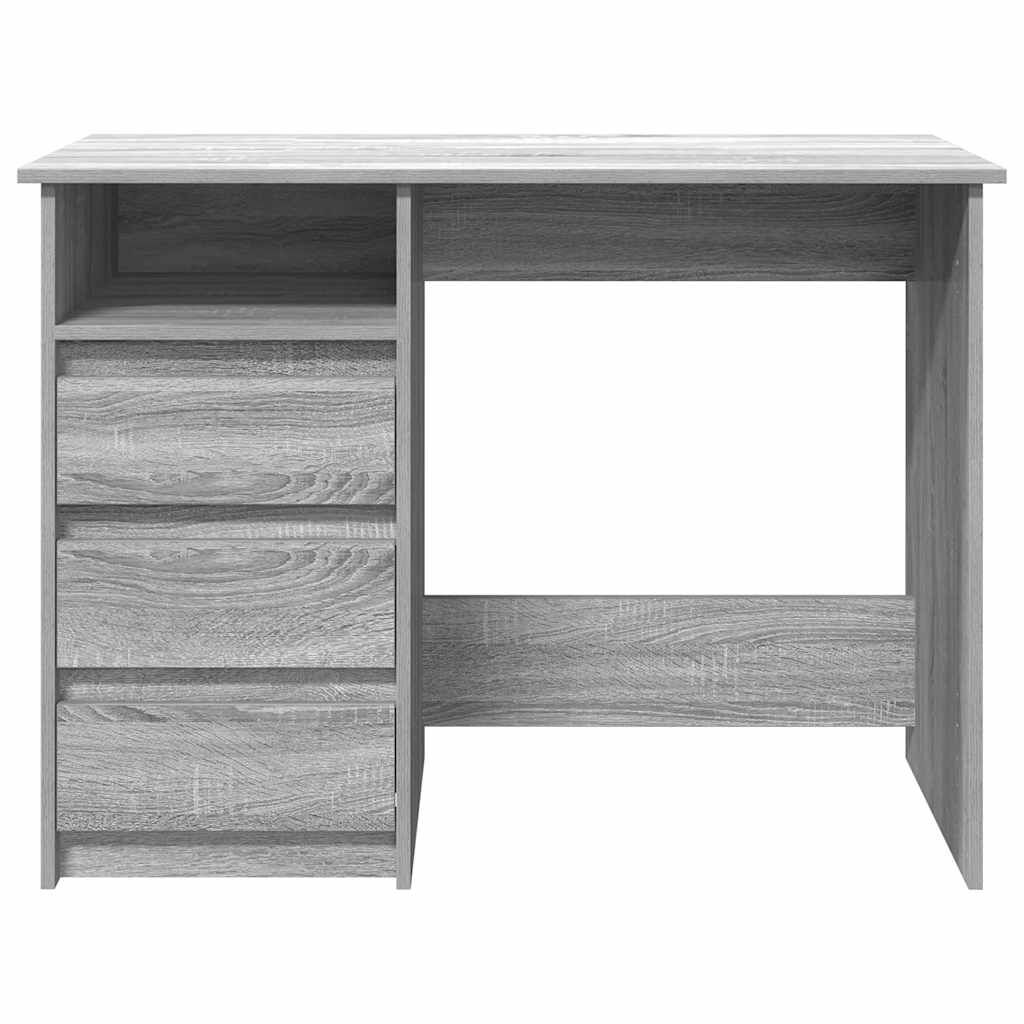 vidaXL Γραφείο Γκρι Sonoma 102x50x75 εκ. από Επεξεργασμένο Ξύλο