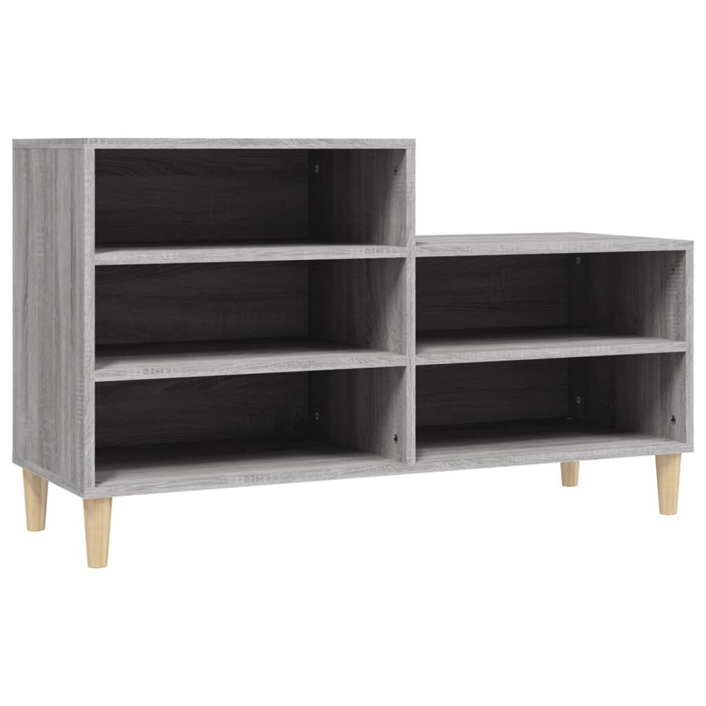 vidaXL Παπουτσοθήκη Γκρι Sonoma 102x36x60 εκ. από Επεξεργασμένο Ξύλο
