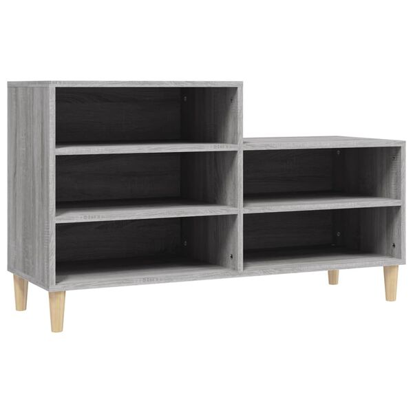 vidaXL Παπουτσοθήκη Γκρι Sonoma 102x36x60 εκ. από Επεξεργασμένο Ξύλο