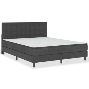 vidaXL &Kappa;&rho;&epsilon;&beta;ά&tau;&iota; Boxspring &Sigma;&kappa;&omicron;ύ&rho;&omicron; &Gamma;&kappa;&rho;&iota; 160 x 200 &epsilon;&kappa;. &Upsilon;&phi;&alpha;&sigma;&mu;ά&tau;&iota;&nu;&omicron;