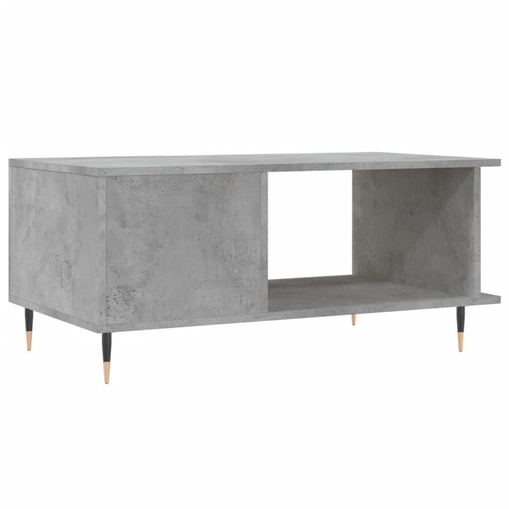 vidaXL Τραπεζάκι Σαλονιού Γκρι Σκυρ. 90x50x40 εκ. Επεξεργασμένο Ξύλο