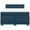 vidaXL &Kappa;&rho;&epsilon;&beta;ά&tau;&iota; Boxspring &mu;&epsilon; &Sigma;&tau;&rho;ώ&mu;&alpha; &Mu;&pi;&lambda;&epsilon; 160x200 &epsilon;&kappa;. &Beta;&epsilon;&lambda;&omicron;ύ&delta;&iota;&nu;&omicron;