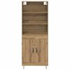 vidaXL Highboard 2 pcs Artisan Oak &Epsilon;&pi;&epsilon;&xi;&epsilon;&rho;&gamma;&alpha;&sigma;&mu;έ&nu;&omicron; &xi;ύ&lambda;&omicron;