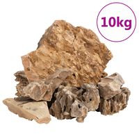 vidaXL Πέτρες Dragon Stones Καφέ 10 κιλά 5-30 εκ.