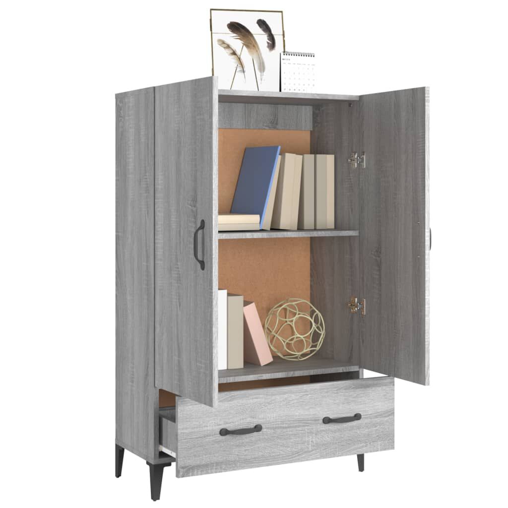 vidaXL Ντουλάπα Γκρι Sonoma 70 x 31 x 115 εκ. από Επεξεργασμένο Ξύλο