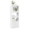 vidaXL Ντουλάπι Λευκό 63x33x180 εκ. από Επεξεργασμένο Ξύλο