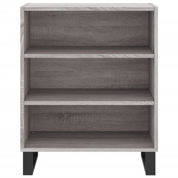 vidaXL Ραφιέρα Γκρι Sonoma 57 x 35 x 70 εκ. από Επεξεργασμένο Ξύλο