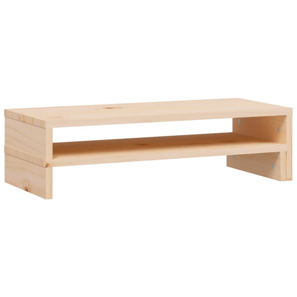 vidaXL Βάση Οθόνης (52-101) x 22 x 14 εκ. από Μασίφ Ξύλο Πεύκου