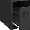 vidaXL Ντουλάπι Μαύρο 35x39x103,5 εκ. από Χάλυβα