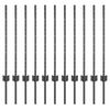 vidaXL &Sigma;&tau;ύ&lambda;&omicron;&sigmaf; &Pi;&epsilon;&rho;&iota;&phi;&rho;ά&xi;&epsilon;&omega;&nu; 11 pcs &Gamma;&kappa;&rho;&iota; 80 cm &Alpha;&tau;&sigma;ά&lambda;&iota;