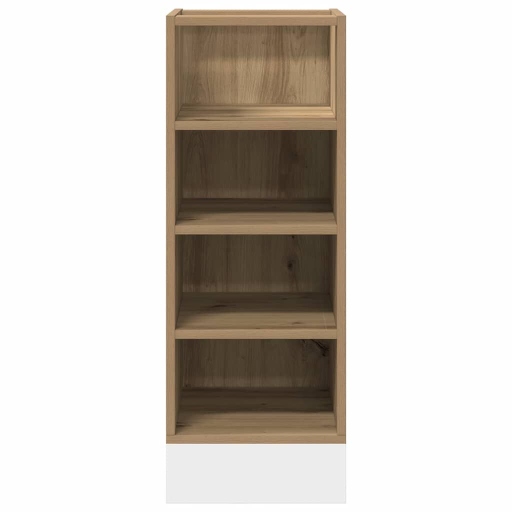 vidaXL Κάτω ντουλάπι Riga Artisan Oak 30x44,5x81,5 cm