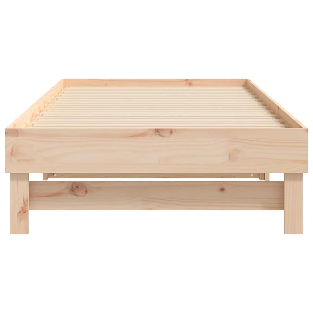 vidaXL Καναπές Κρεβάτι Συρόμενος 2x(90x190) εκ. Μασίφ Ξύλο Πεύκου