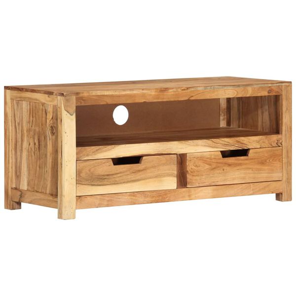 vidaXL Έπιπλο Τηλεόρασης 88 x 35 x 40 εκ. από Μασίφ Ξύλο Ακακίας