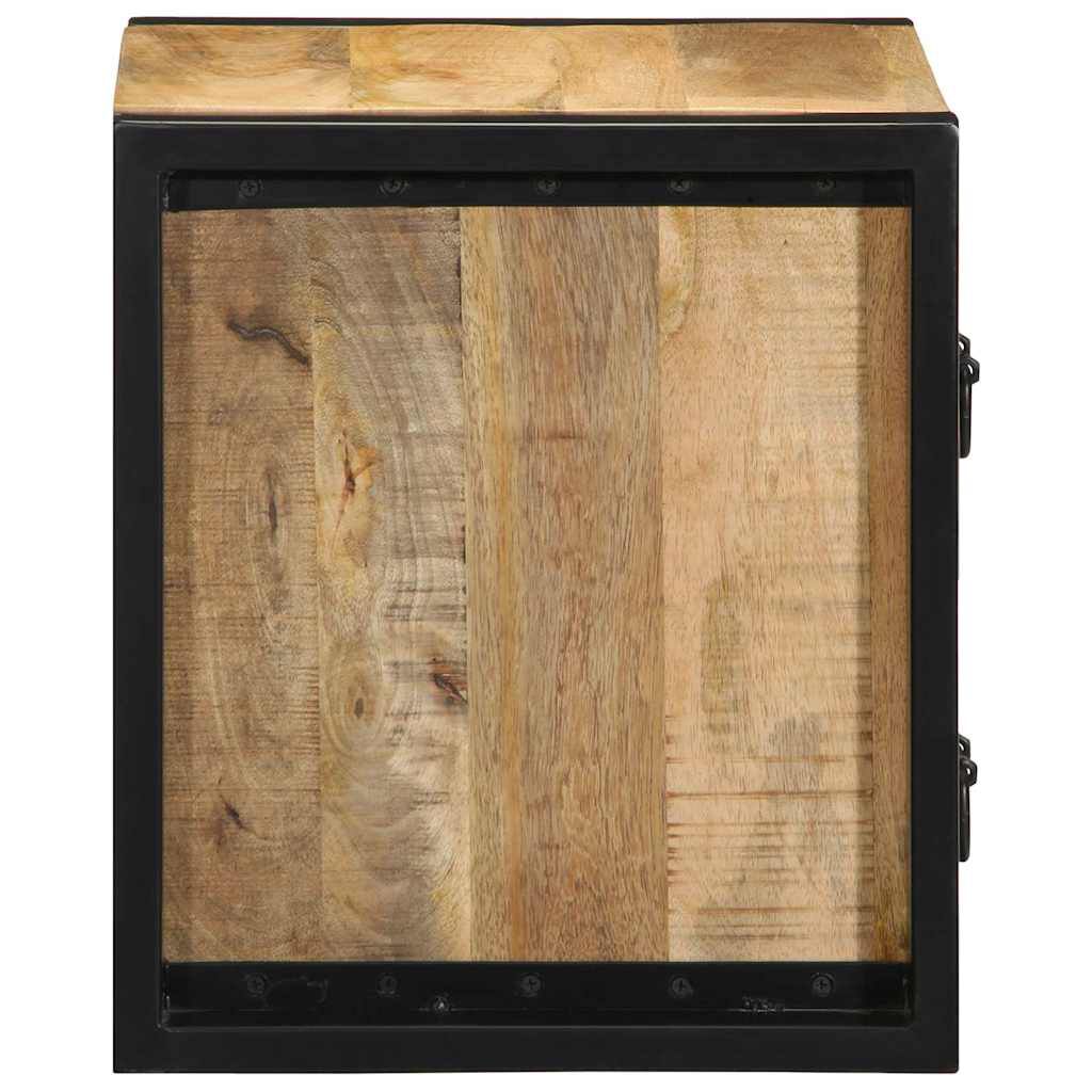 vidaXL Κομοδίνα 2 τεμάχια 40x35x40 cm Στερεό ακατέργαστο ξύλο Mango