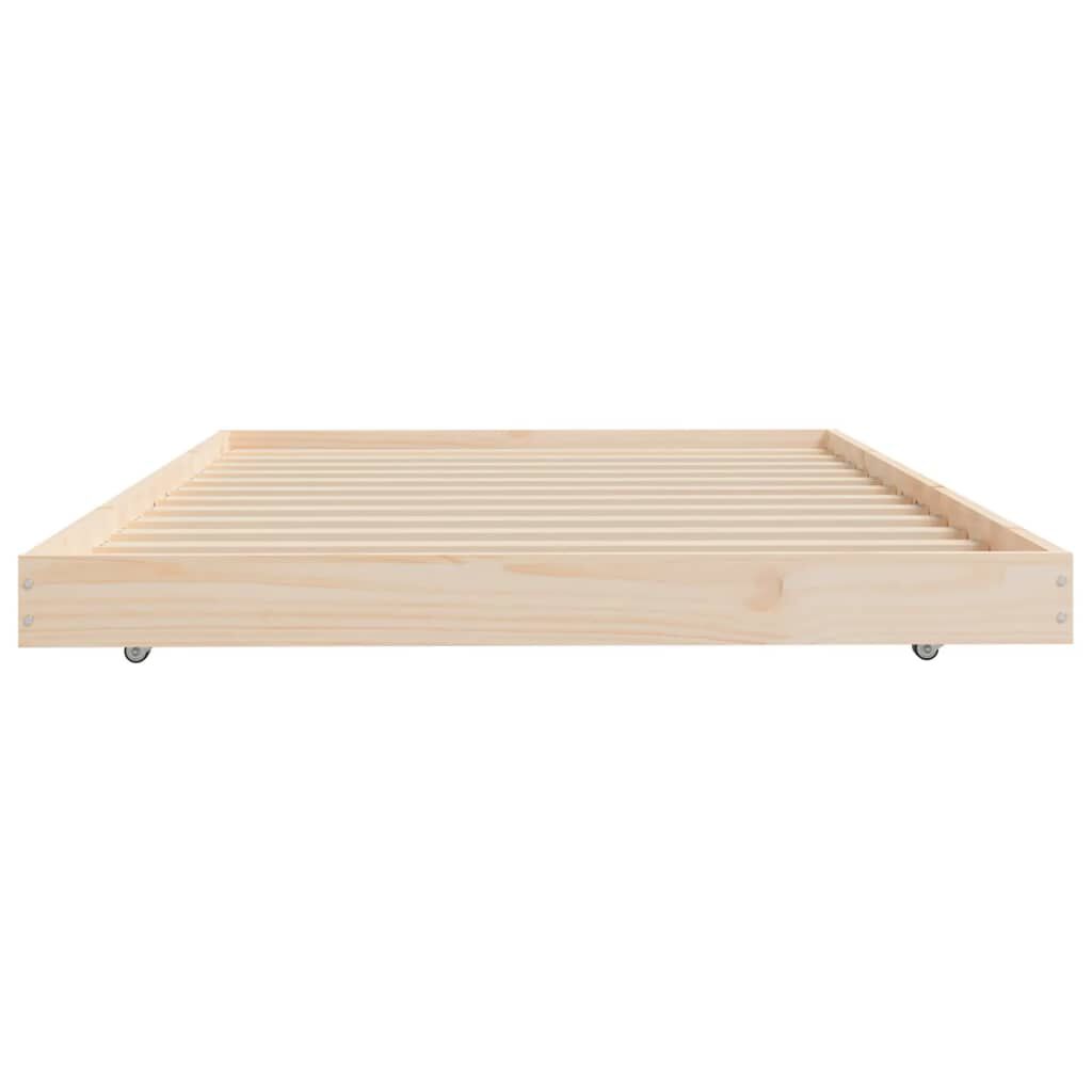 vidaXL Σκελετός Κρεβ. Χωρίς Στρώμα 80x200 εκ. Μασίφ Ξύλο Πεύκου