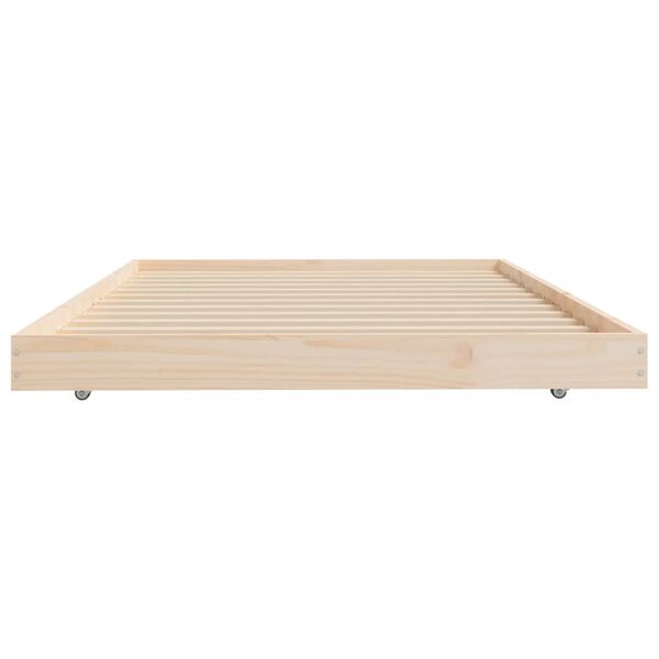 vidaXL Σκελετός Κρεβ. Χωρίς Στρώμα 80x200 εκ. Μασίφ Ξύλο Πεύκου