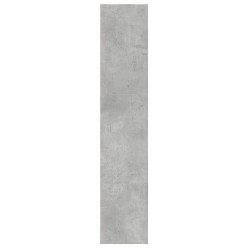 vidaXL Βιβλιοθήκη Γκρι Σκυροδέματος 40x30x152 εκ. Επεξεργ. Ξύλο
