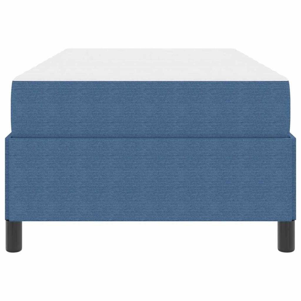 vidaXL Σκελετός Κρεβατιού Μπλε 90 x 190 cm Βελούδο