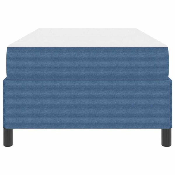 vidaXL Σκελετός Κρεβατιού Μπλε 90 x 190 cm Βελούδο