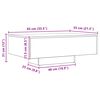 vidaXL Τραπεζάκι Σαλονιού Αρτισιανή Δρυς 85x55x31 εκ Επεξεργασμ. Ξύλο