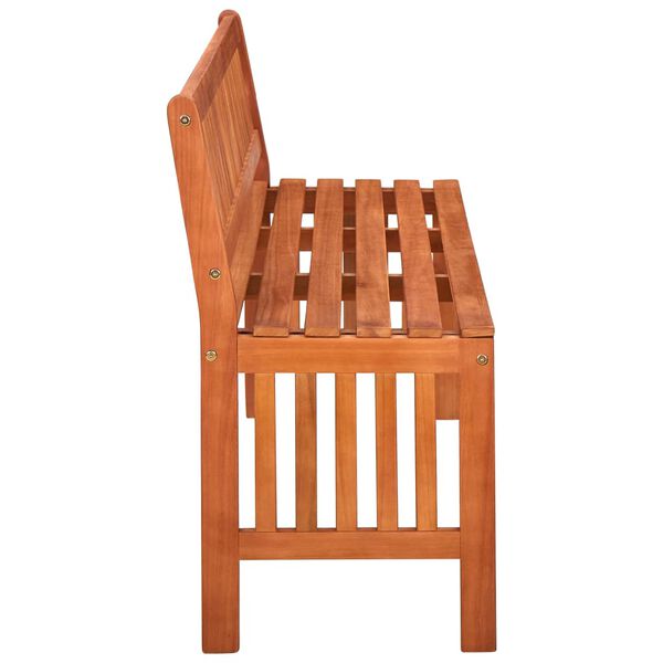 vidaXL Παγκάκι Κήπου 137 εκ. από Μασίφ Ξύλο Ευκαλύπτου