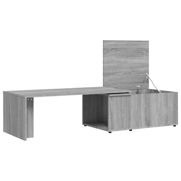 vidaXL Τραπεζάκι Σαλονιού Γκρι Sonoma 150x50x35 εκ. Επεξεργασμένο Ξύλο