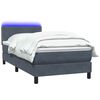 vidaXL &Kappa;&rho;&epsilon;&beta;ά&tau;&iota; Boxspring &mu;&epsilon; &Sigma;&tau;&rho;ώ&mu;&alpha; & LED &Sigma;&kappa;&omicron;ύ&rho;&omicron; &Gamma;&kappa;&rho;&iota; 90x220 &epsilon;&kappa;. &Beta;&epsilon;&lambda;&omicron;ύ&delta;&iota;&nu;&omicron;