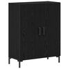 vidaXL Highboard Επιτοίχιο 2 pcs Μαύρη δρυς 69.5 x 34 x 180 εκ.