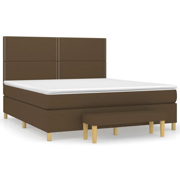 vidaXL &Kappa;&rho;&epsilon;&beta;ά&tau;&iota; Boxspring &mu;&epsilon; &Sigma;&tau;&rho;ώ&mu;&alpha; &Sigma;&kappa;&omicron;ύ&rho;&omicron; &Kappa;&alpha;&phi;έ 180x200 &epsilon;&kappa; &Upsilon;&phi;&alpha;&sigma;&mu;ά&tau;&iota;&nu;&omicron;