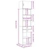 vidaXL Ντουλάπι Αποθήκευσης Στενό Δρυς 50x42,5x225 εκ. Επεξεργ. Ξύλο