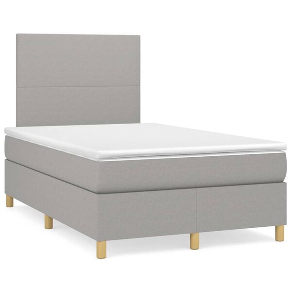 vidaXL &Kappa;&rho;&epsilon;&beta;ά&tau;&iota; Boxspring &mu;&epsilon; &Sigma;&tau;&rho;ώ&mu;&alpha; &Alpha;&nu;&omicron;&iota;&chi;&tau;ό &Gamma;&kappa;&rho;&iota; 120x200 &epsilon;&kappa;. &Upsilon;&phi;&alpha;&sigma;&mu;ά&tau;&iota;&nu;&omicron;
