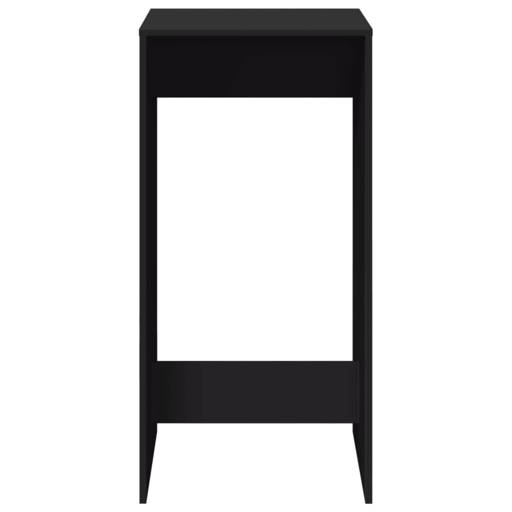 vidaXL Τραπέζι Μπαρ Μαύρο 51x50x103,5 εκ. Επεξ. Ξύλο
