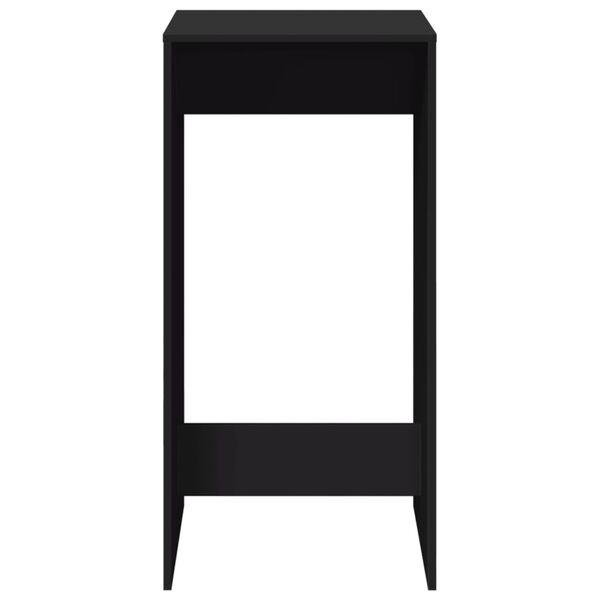 vidaXL Τραπέζι Μπαρ Μαύρο 51x50x103,5 εκ. Επεξ. Ξύλο