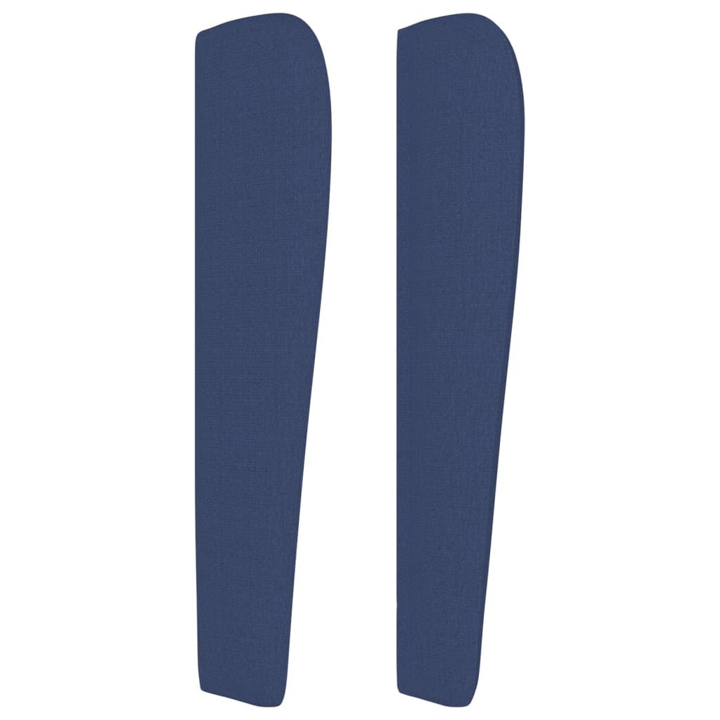 vidaXL Κεφαλάρι με Πτερύγια Μπλε 83x23x118/128 εκ. Υφασμάτινο