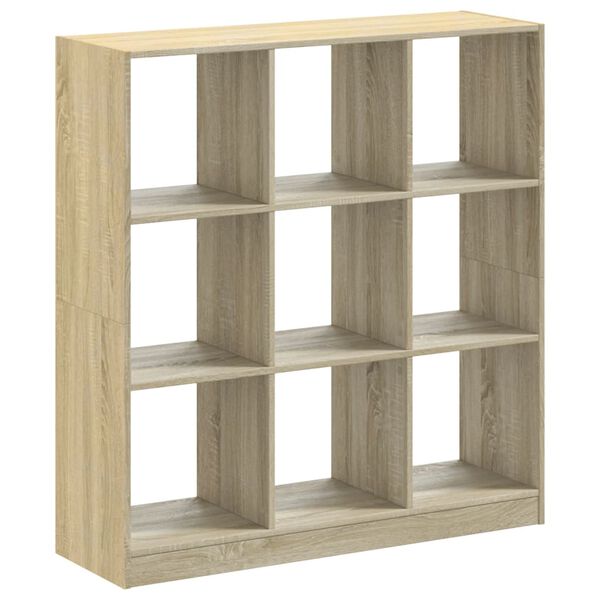 vidaXL Βιβλιοθήκη Sonoma Δρυς 102x32x108 εκ. από Επεξεργασμένο Ξύλο