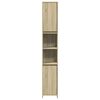 vidaXL Στήλη Μπάνιου Sonoma Δρυς 30 x 30 x 183,5 εκ. από Ξύλο