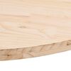 vidaXL Επιφάνεια Τραπεζιού Οβάλ 60x30x2,5 εκ. από Μασίφ Ξύλο Πεύκου