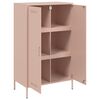 vidaXL Ντουλάπι Ροζ 68x39x113 εκ. από Ατσάλι