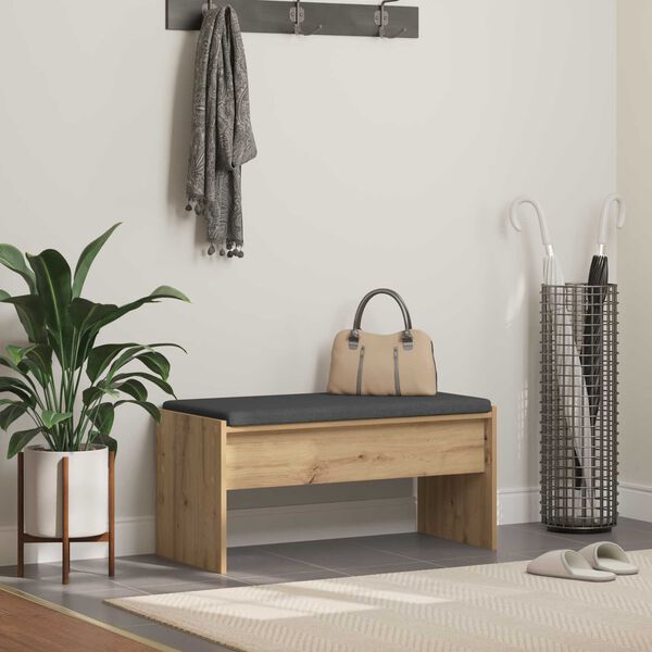 vidaXL &Pi;&alpha;&gamma;&kappa;ά&kappa;&iota; &Chi;&alpha;&lambda;&omega;&rho;ί&omicron;&upsilon; &mu;&epsilon; &mu;&alpha;&xi;&iota;&lambda;ά&rho;&iota; Artisan Oak 83 x 38 x 40 &epsilon;&kappa;