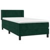 vidaXL &Kappa;&rho;&epsilon;&beta;ά&tau;&iota; Boxspring &mu;&epsilon; &Sigma;&tau;&rho;ώ&mu;&alpha; &Sigma;&kappa;&omicron;ύ&rho;&omicron; &Pi;&rho;ά&sigma;&iota;&nu;&omicron; 100x200&epsilon;&kappa;. &Beta;&epsilon;&lambda;&omicron;ύ&delta;&iota;&nu;&omicron;