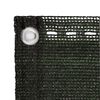 vidaXL Διαχωριστικό Βεράντας Σκούρο Πράσινο 90 x 400 εκ. από HDPE