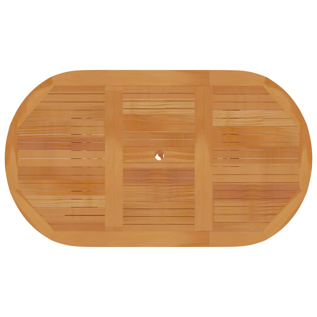 vidaXL Τραπέζι Κήπου 150 x 90 x 75 εκ. Μασίφ Ξύλο Teak