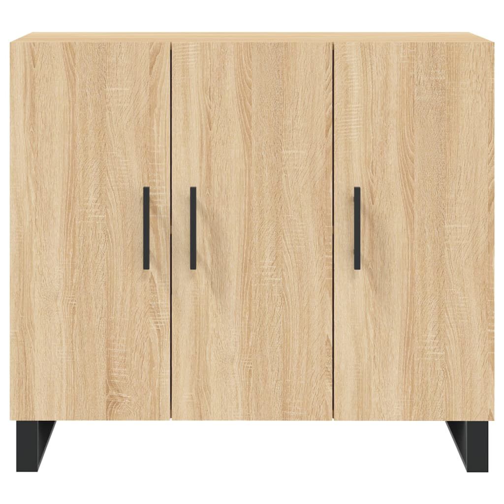 vidaXL Ντουλάπι Sonoma δρυς 90x34x80 εκ. Επεξεργασμένο Ξύλο