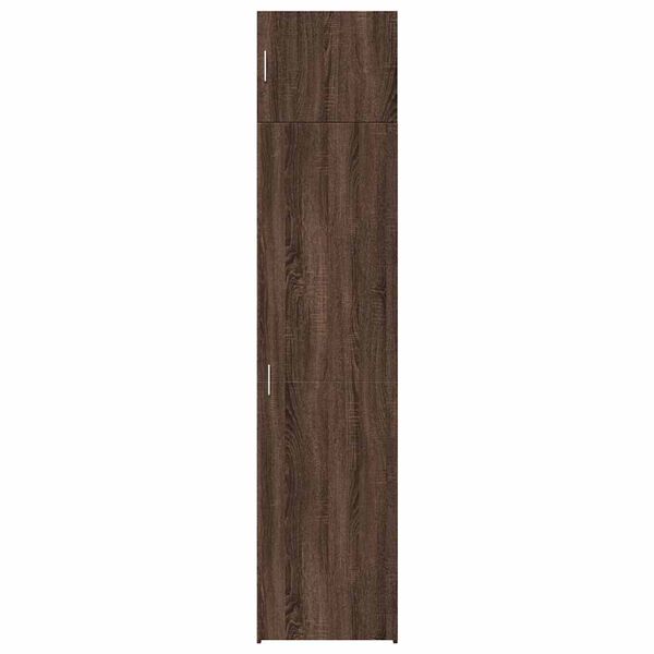 vidaXL Ντουλάπι Αποθήκευσης Στενό Δρυς 50x42,5x225 εκ. Επεξεργ. Ξύλο