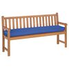 vidaXL Μαξιλάρι παλέτας Μπλε Ρουά 180 x 40 x 8 εκ. Ύφασμα Oxford